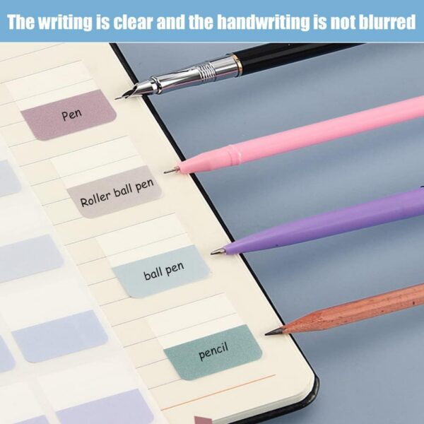 240 Pcs Sticky Index Tabs, Colored Book Sticky Tabs for Notebooks, Repositionable Page Tabs for Notebooks File Classification - 图片 2