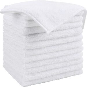 Cleaning Cloth,12 Pack Cleaning Rags, Cleaning Towels with 4 Color Assorted, 11.5"X11.5"