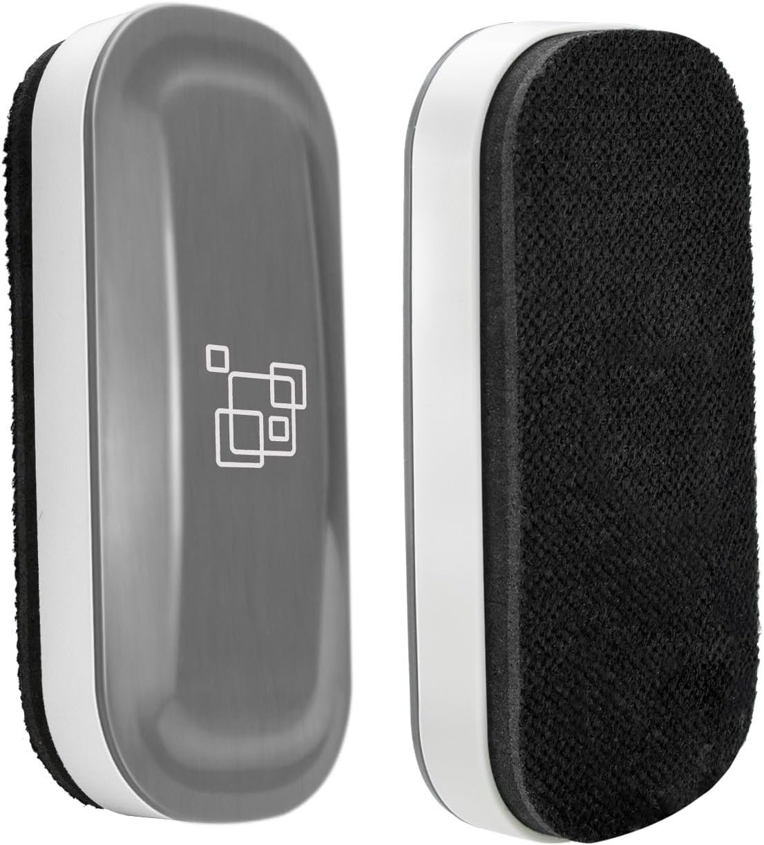 Magnetic White Board Erasers - 2 Pack, Glass Whiteboard Eraser for Office and School Supplies