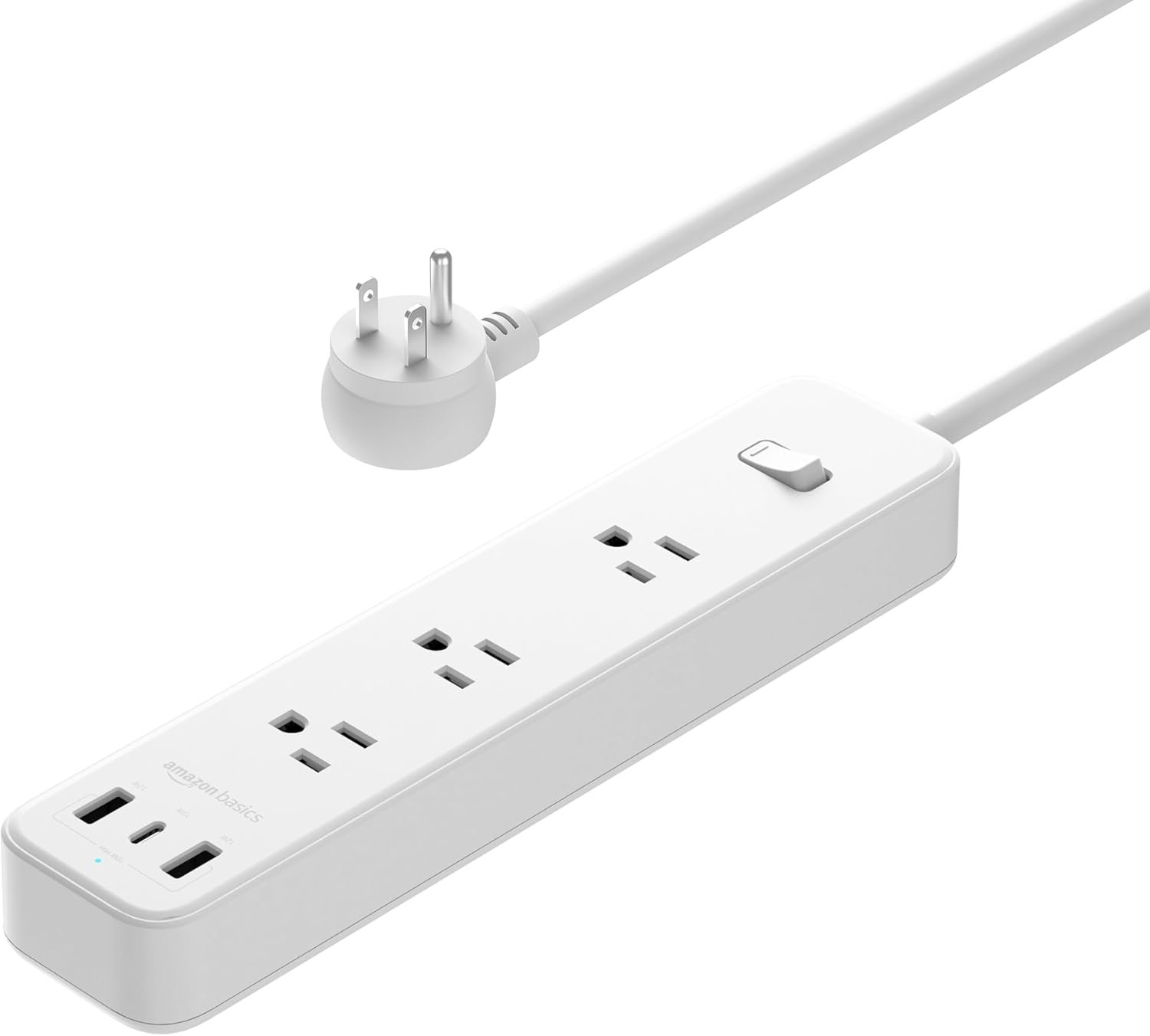 3 Outlets and 4 USB Ports(1 USB C), Non Surge Protector for Cruise Ship, Travel, Home Office