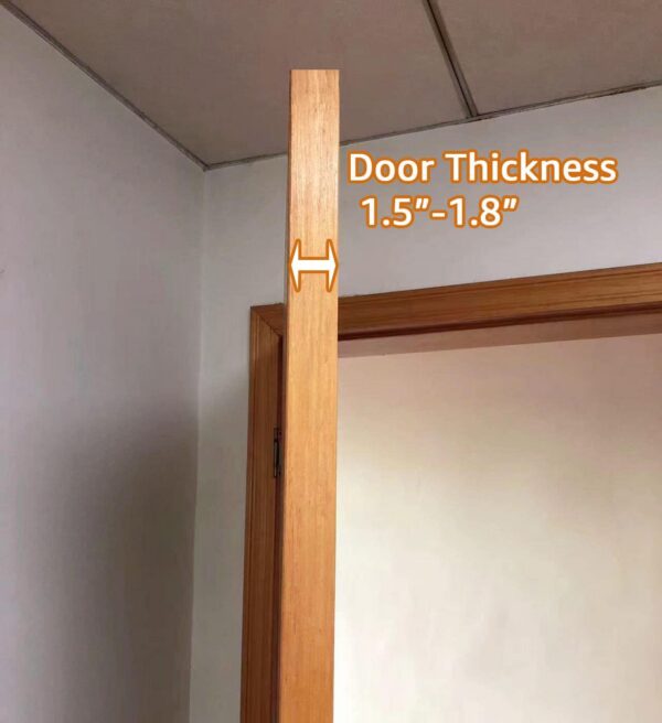 24 Medium Pocket Over-the-Door Hanging Shoe Organizer, Light Grey - 图片 4