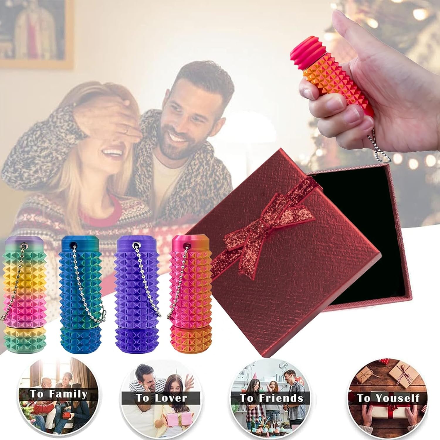 2Pcs Upgrade Little Pain Ouchies Pain Stim Fidget, 3D Printed Fidget Toys Anxiety Relief Items - 图片 2