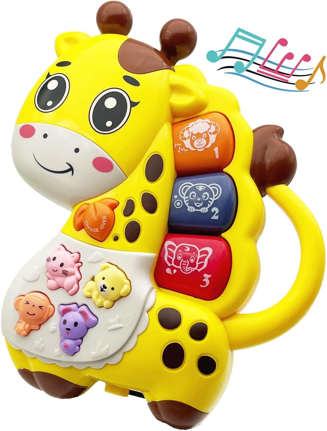 Baby Piano Toy, 6-12 Months Light Up Music Baby Toys for 0 3 6 9 Months, Early Learning Educational Boys Girls Gifts (Giraffe)