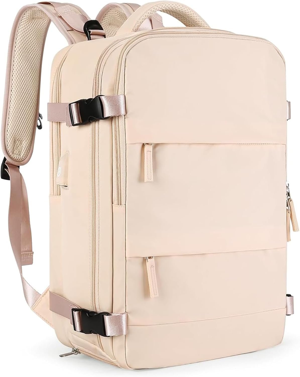 Laptop Backpack for Women and Men, 15.6 Inch Work Laptop Travel Backpack with USB Charging Port, Water-Resistant