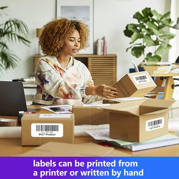 Product 2" x 1" Sticker Labels Direct Thermal Labels 1000 Labels Per Roll - 图片 2