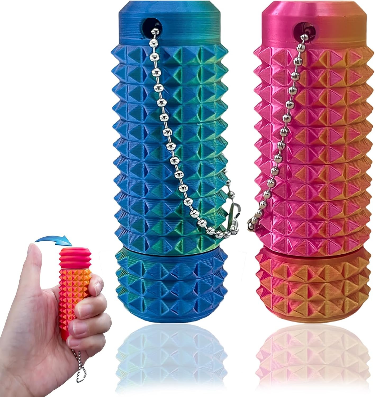 2Pcs Upgrade Little Pain Ouchies Pain Stim Fidget, 3D Printed Fidget Toys Anxiety Relief Items - 图片 4