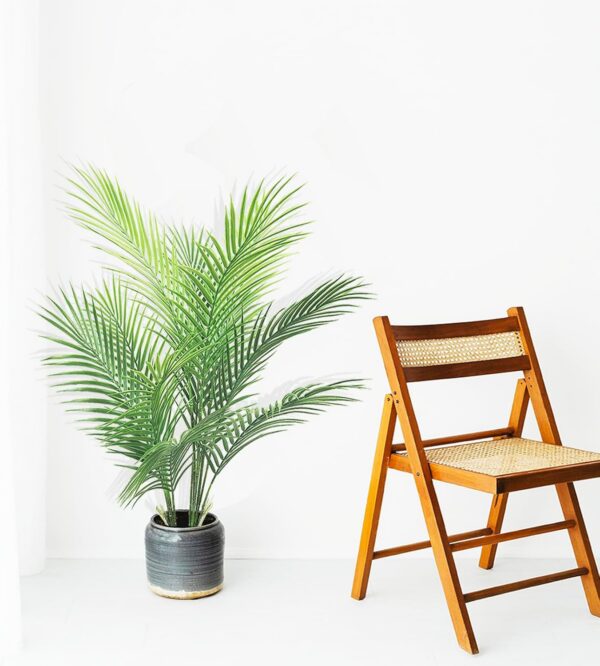 Faux Little Tree with 11 Trunks and Pot for Indoor and Outdoor Modern Decor - Perfect for Home, Office, or Table (2 Pack) - 图片 2