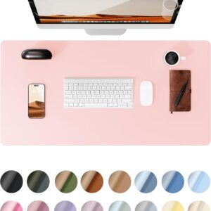 Large Mouse Mat, Non-Slip PU Leather Blotter, Laptop Pad