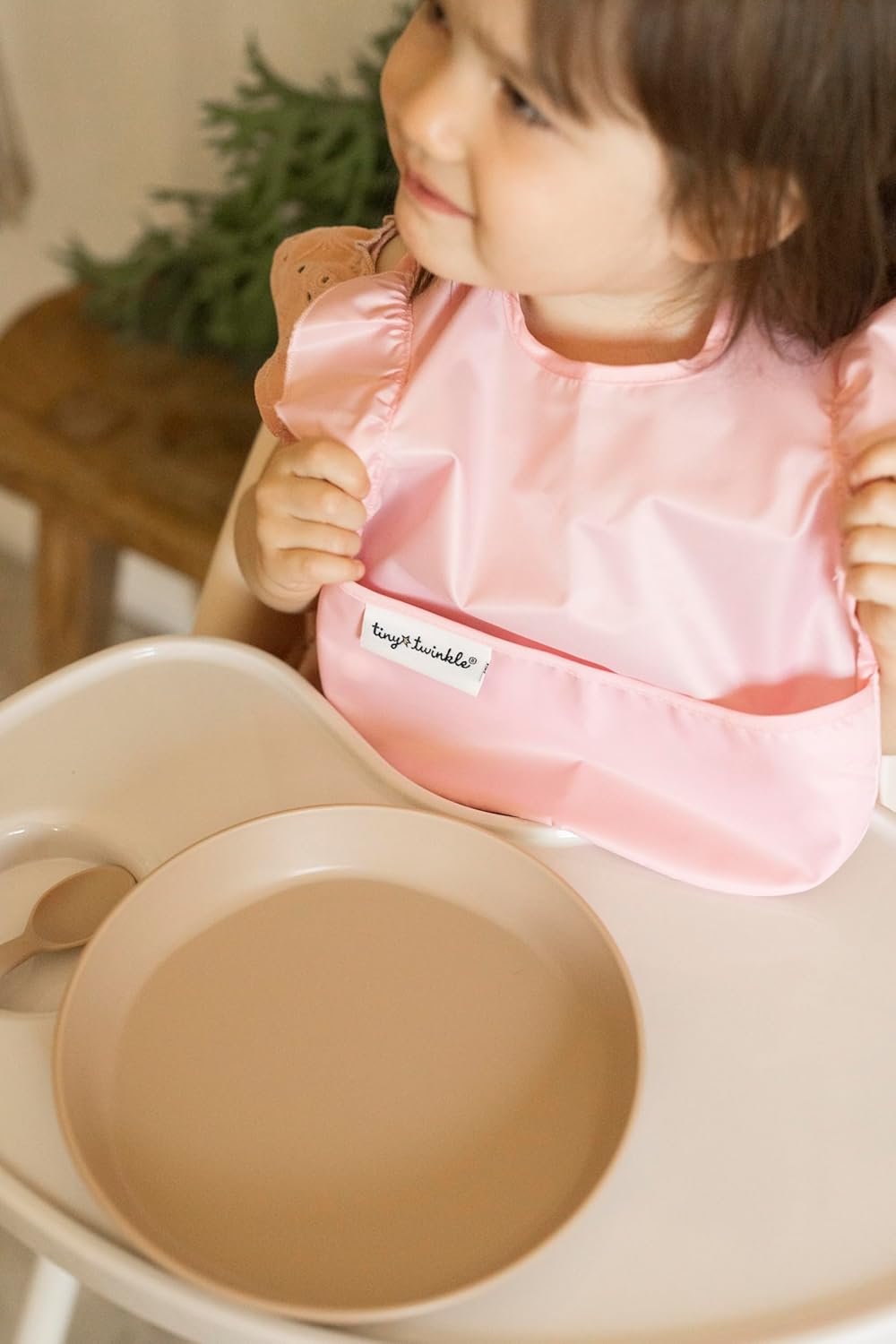 "Silicone Baby Feeding Bibs – Waterproof, BPA-Free, Soft & Adjustable with Crumb Catcher – Easy to Clean " - 图片 2