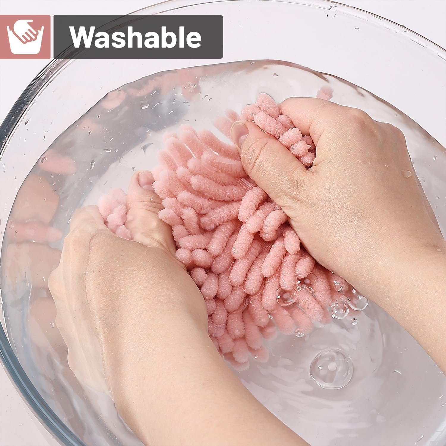 Microfiber Shag Whiteboard Eraser, 4 Pack, Washable, Dry Erase - 图片 4