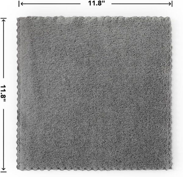 12 Pack Cleaning Cloth,Ultra Soft Absorbent Quick Drying Microfiber Cleaning rags - 图片 3