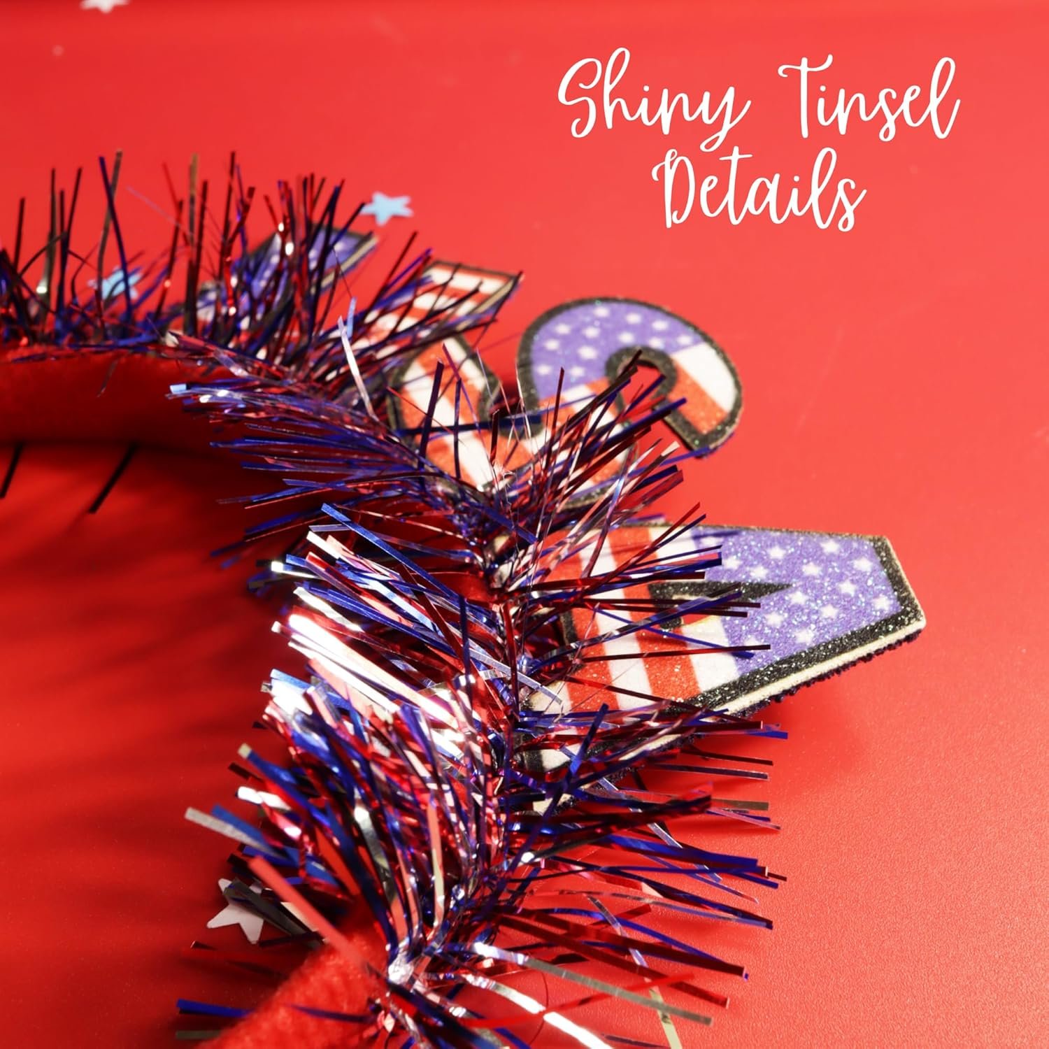 Patriotic Fourth of July Hair Accessories, One Size - 图片 3