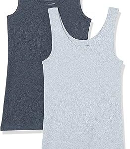 Essentials Women's Slim-Fit Tank Top, Pack of 2