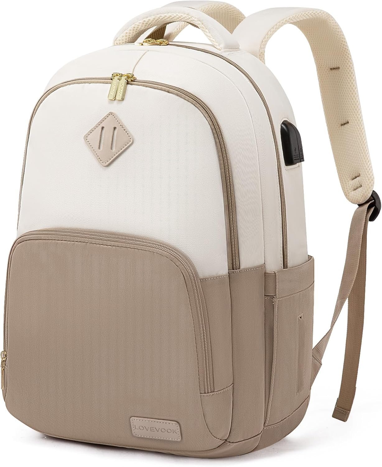 School Backpack for Women Men Classic Backpack with 15.6" Laptop Compartment Lightweight Bookbag - 图片 2