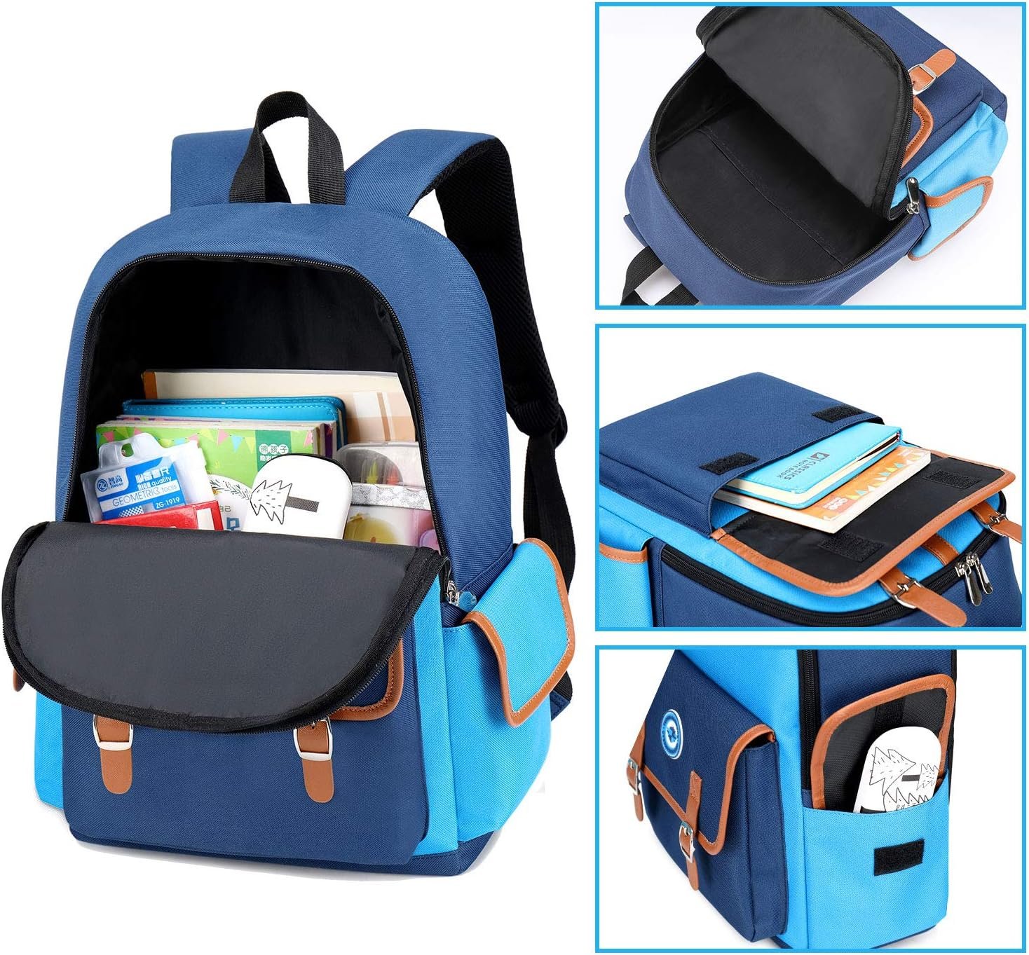 "Children Bookbag Preschool Kindergarten Elementary School Bag for Girls Boys " - 图片 3