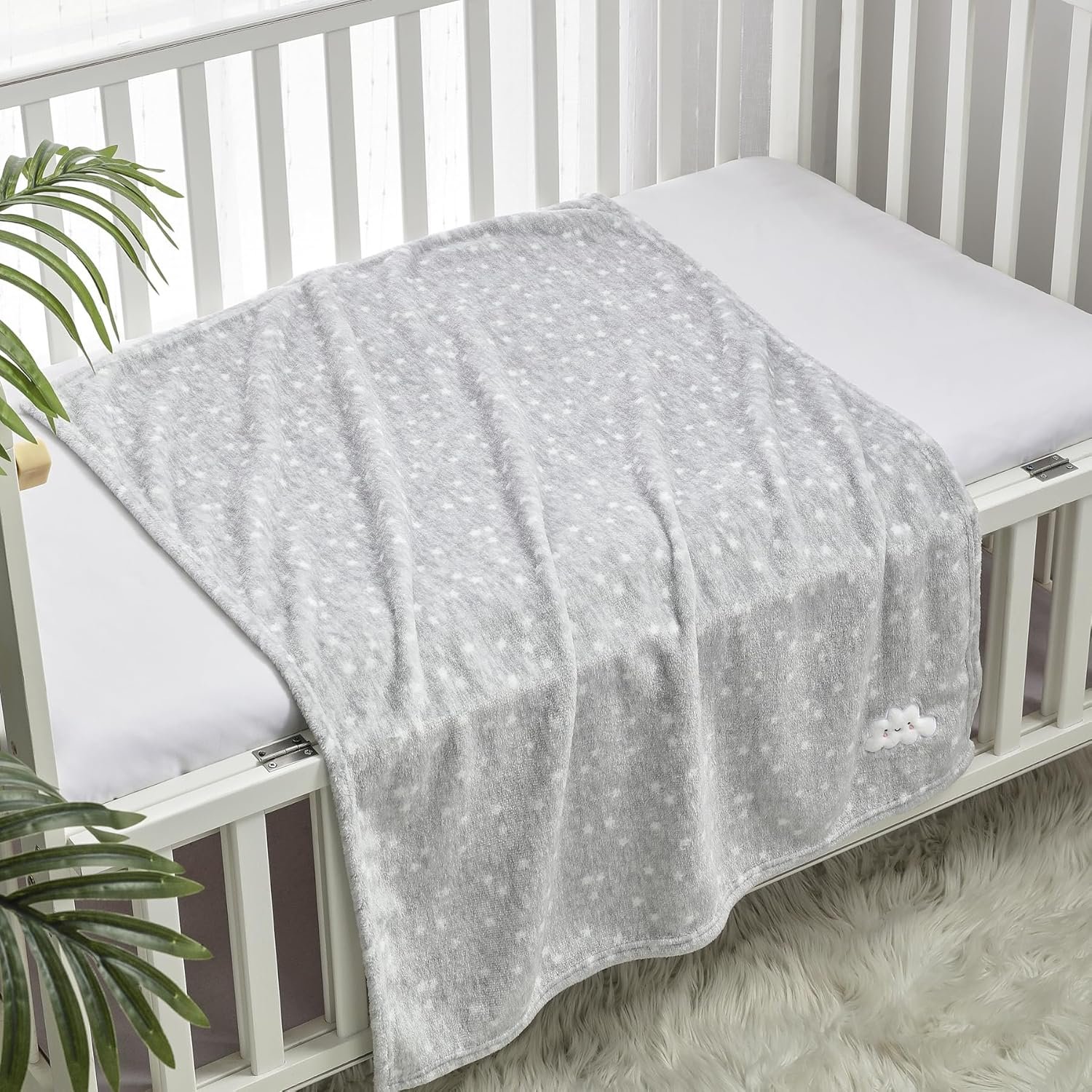 Cute Cozy Fluffy Warm Baby Blanket for Boys Infants Toddlers' Bedding Crib Cot Stroller - 图片 4