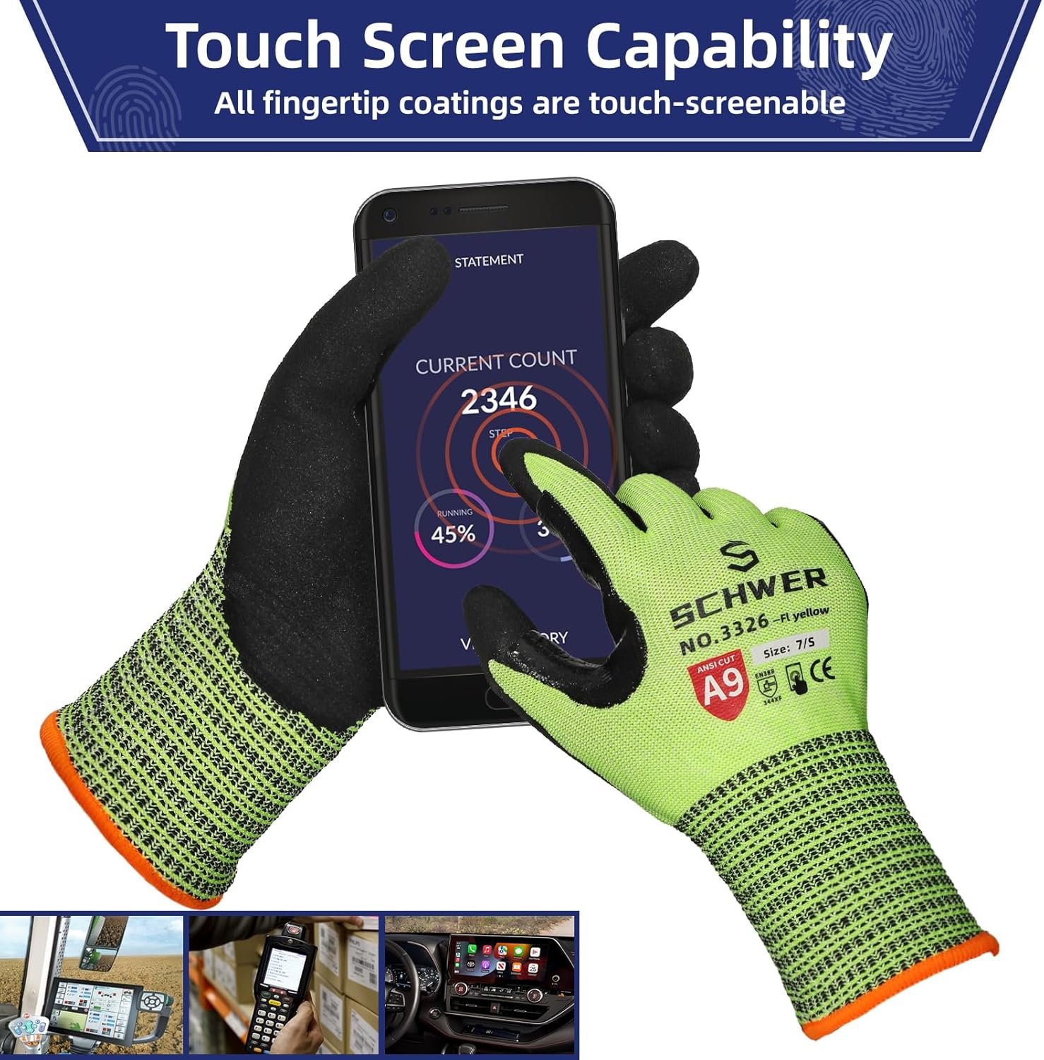 Level 5 Protection; Ambidextrous; Machine Washable; Superior Comfort and Dexterity; Lightweight — Perfect Cutting Gloves or Mandolin Glove - 图片 2