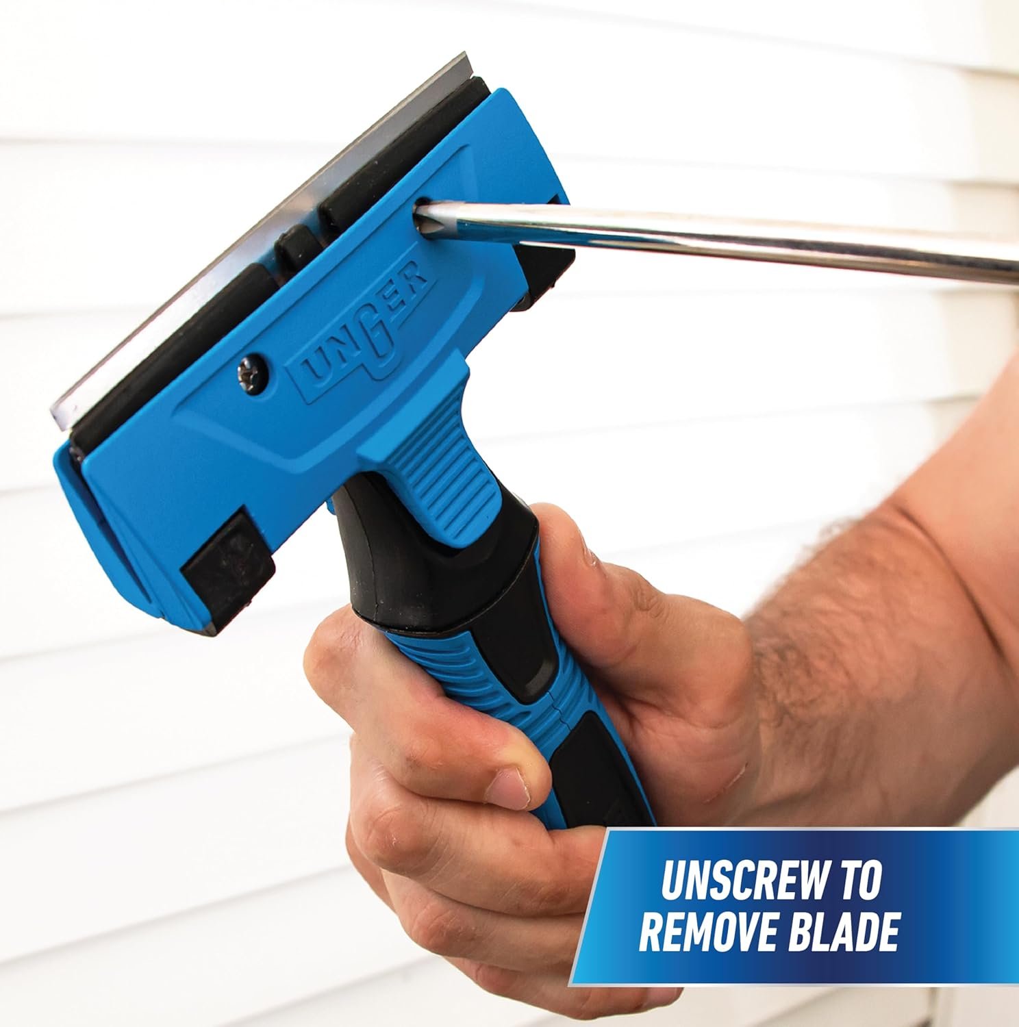 Professional Connect and Clean 4" All-Purpose Scraper, Window, Glass, and Floor Scraping Tool Supplies, Adhesive Removal - 图片 2