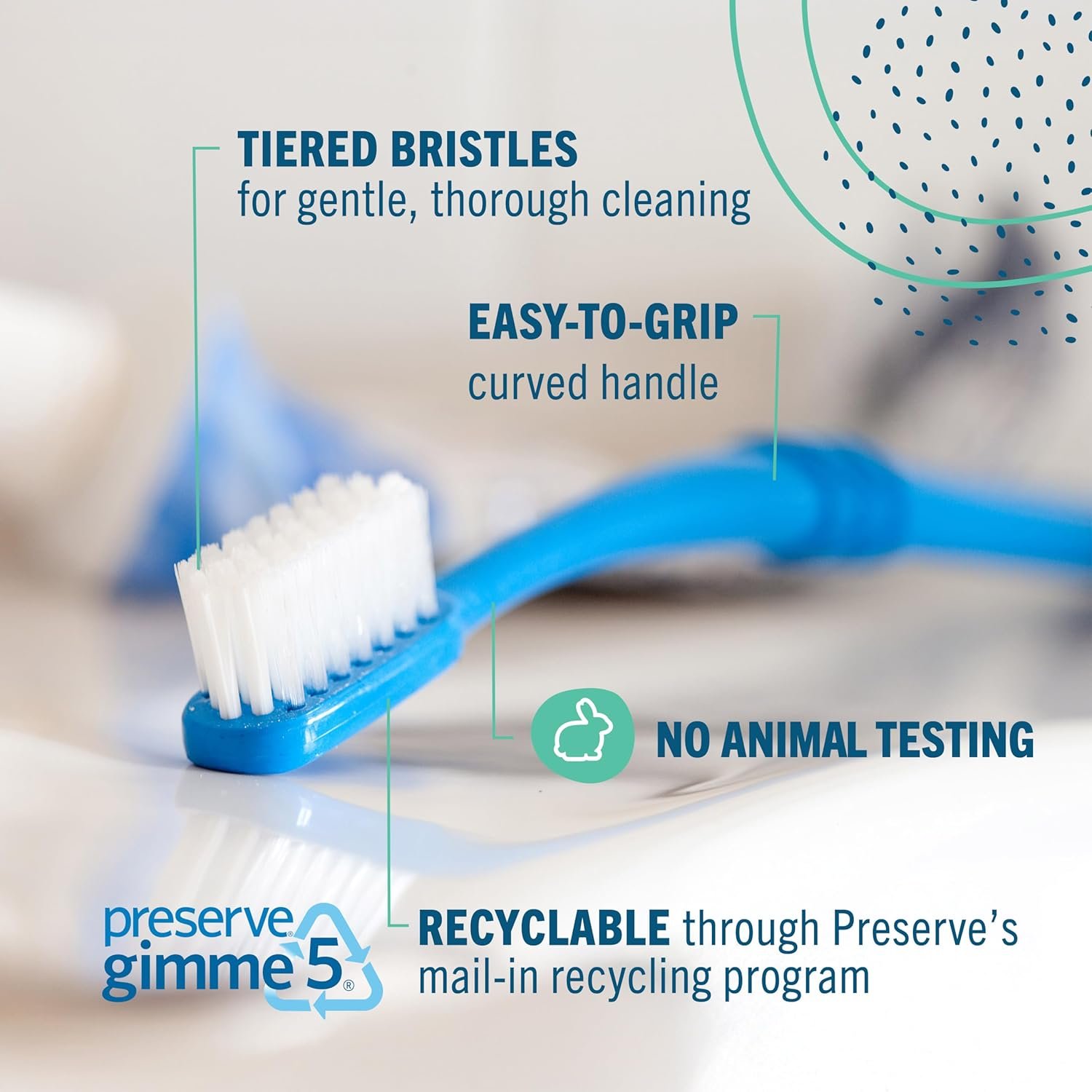 Ultra Soft Bristles, Colors Vary, 3 Count - 图片 3