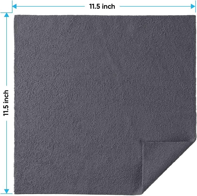 Ultra Absorbent Washing Cloth, Lint Free Streak Free Cleaning Rags for Car, Kitchen, and Window (Grey) - 图片 3