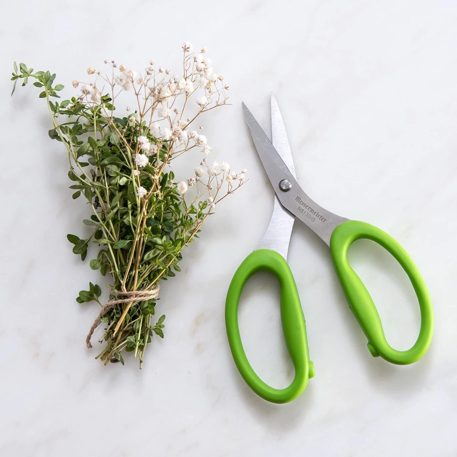 Green - All-Purpose Kitchen Scissors - 2Cr13 Stainless Steel & Nylon Slip-Resistant Handles - 图片 3